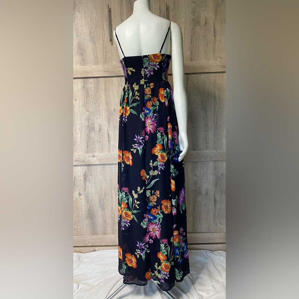 Express Adjustable Spaghetti Strap Navy With Brig… - image 6